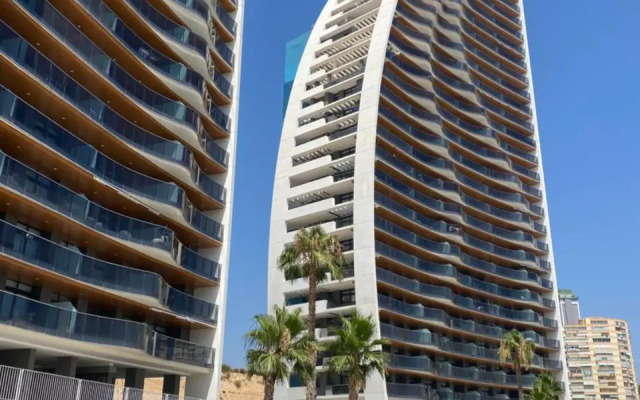 SUNSET WAVES blue sky apartment