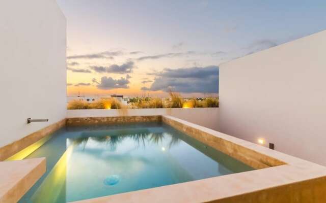 3BR Modern Penthouse!own Rooftop Pool!min to Beach