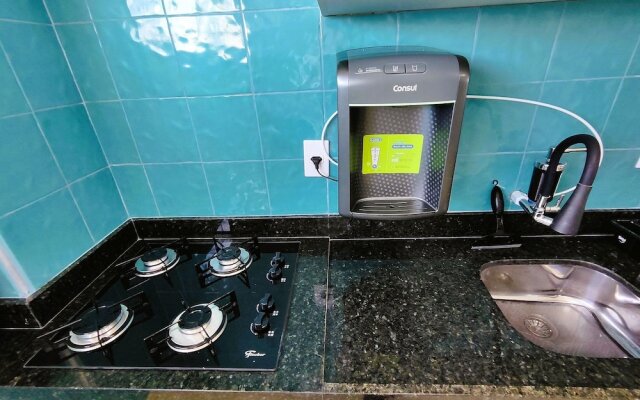 Apartamento 2 suítes lindo e vista mar