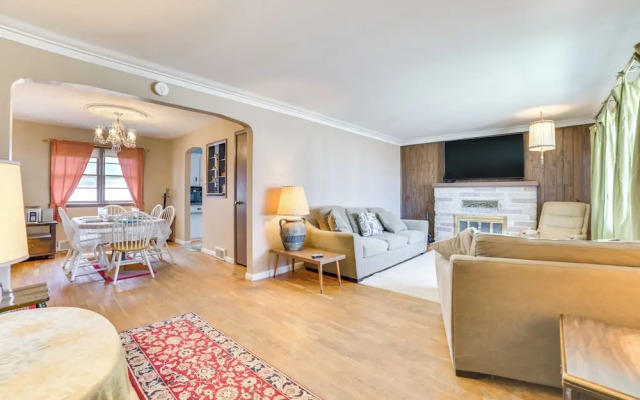 Walk to Beach: Lake-view Home in Alpena!