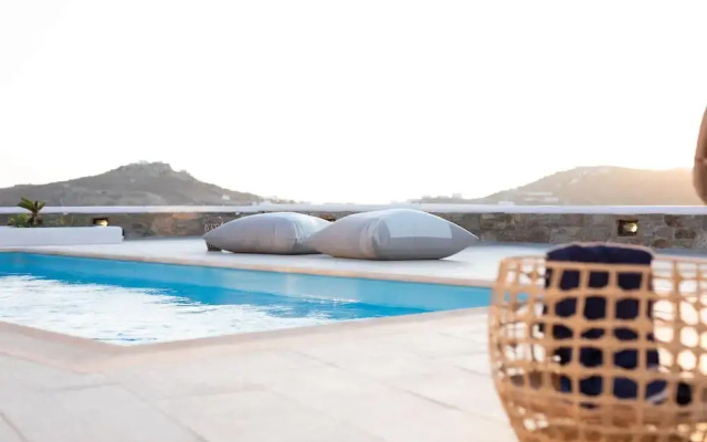 Mykonos Villa Sympatico Private Pool Sea Vistas