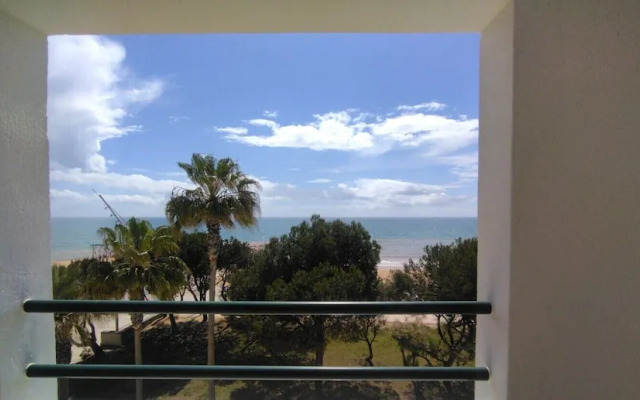 Quarteira First Line Front Beach Pool Flat View