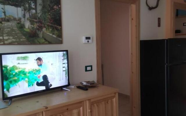 bilocale con giardino e box