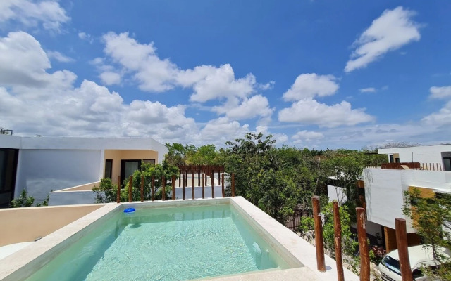 Casa Mexicana Moderna - Piscina Privada