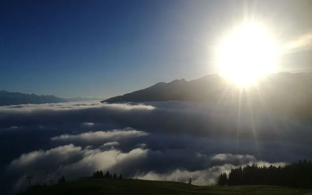 Mountain hut Right in the Kitzbuhel ski Area