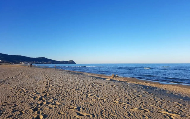 Piso céntrico y a pie de playa.