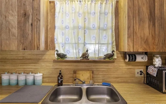 Rustic Lakehouse kayaks fishing bonfires