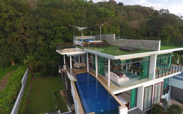 Paradesa - Seaview 3 bedroom private pool villa in Kamala