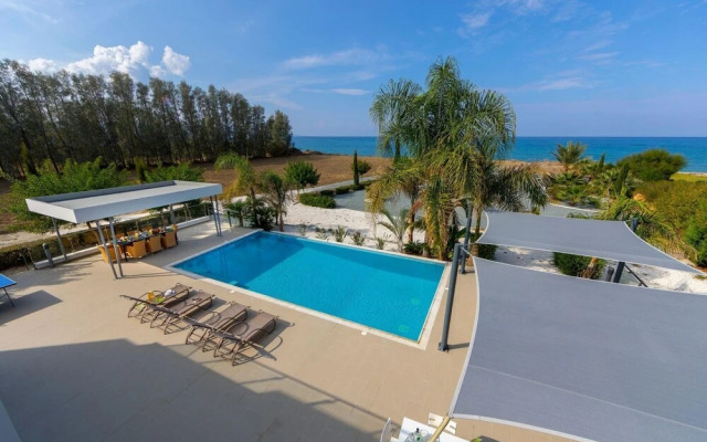 Eastmed Villas Paphos Limni Beach Villa Beachfront Four Bedroom Luxury Villa