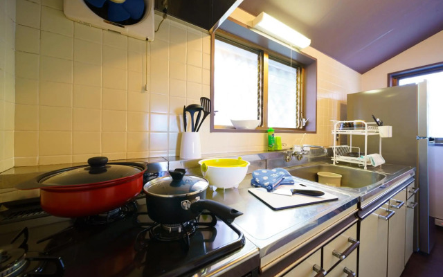 The miracle of blue hot spring