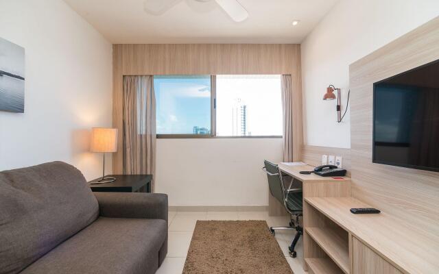 Excelente Flat em Boa Viagem 2 quartos Beach Class Ideal para Família ou Viagens de Negócio NOB2104