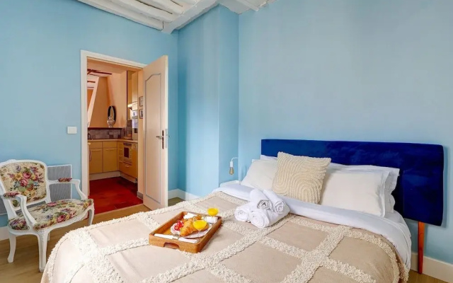Modern 1BR near Centre Pompidou