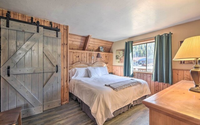 Ski-in/ski-out Red River Cabin w/ Mtn Views!