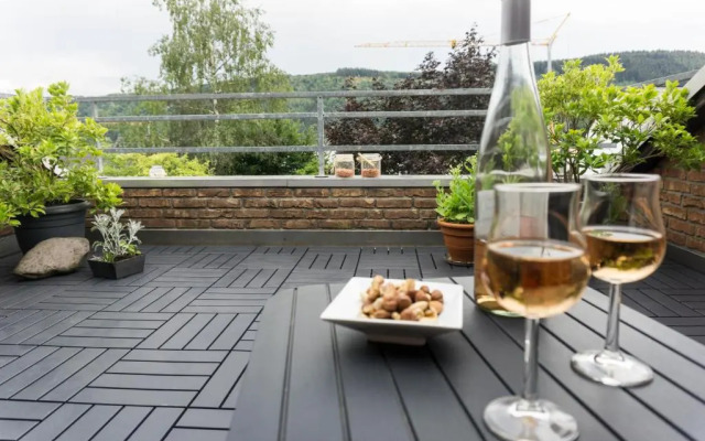 Moderne 70 qm Wohnung mit großer Dachterrasse