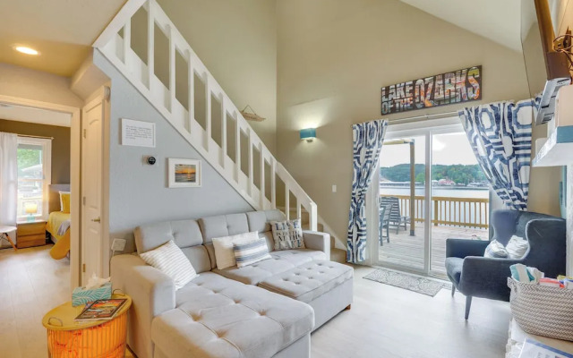 Dock + Slip: Lakefront Linn Creek Home!