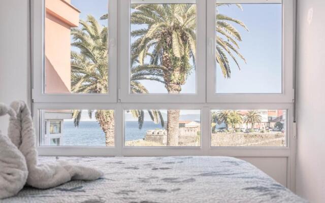 Apartamento Fisterra con vistas al mar