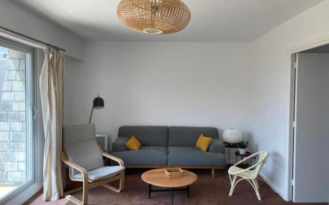 Appart 4 pers avec balcon et parking proche plage