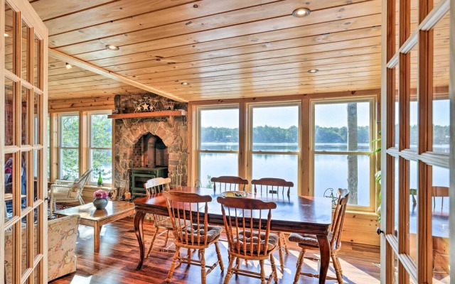 Lakefront Retreat w/ Dock & Yard in Tobyhanna!
