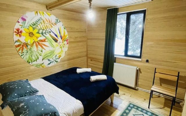 Wooden Huts in Mestia