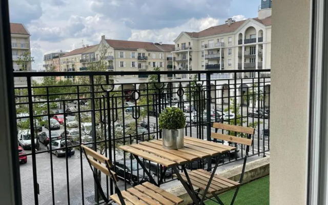 Apartment 1 bedroomed with Balcony 10min from Disneyland Paris