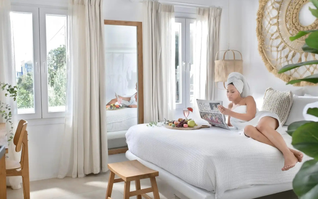 Villa Mykonos Heaven - Sea View & Outdoor Hot Tub
