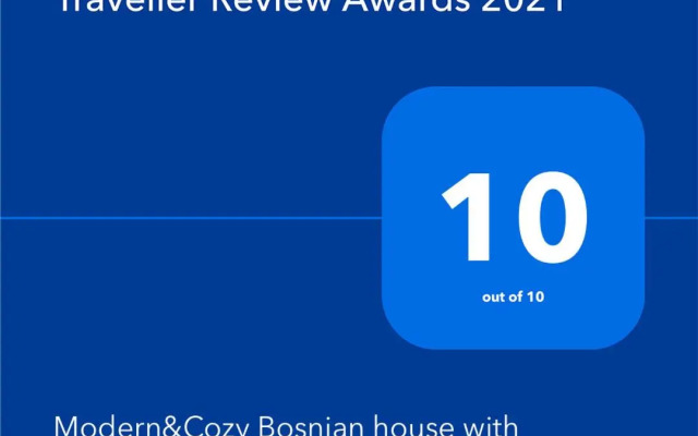 Modern&Cozy Bosnian house with GARDEN+FREE parking