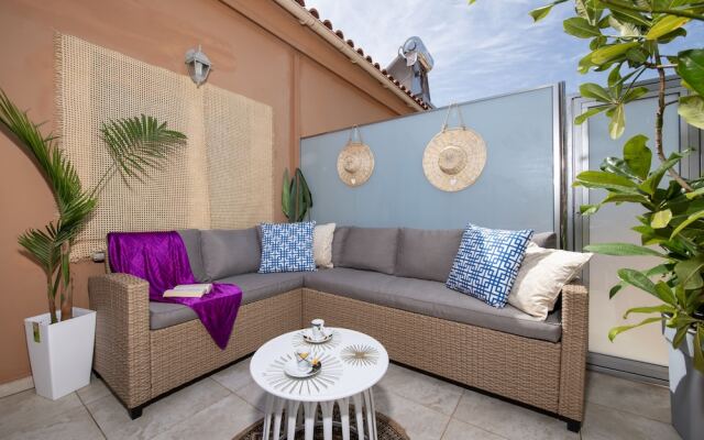 Boutique Home-splantzia- Roof Garden-2min Chania Harbor