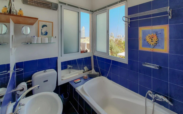 5min walk beach - Pkg - Bialik Square #TL2