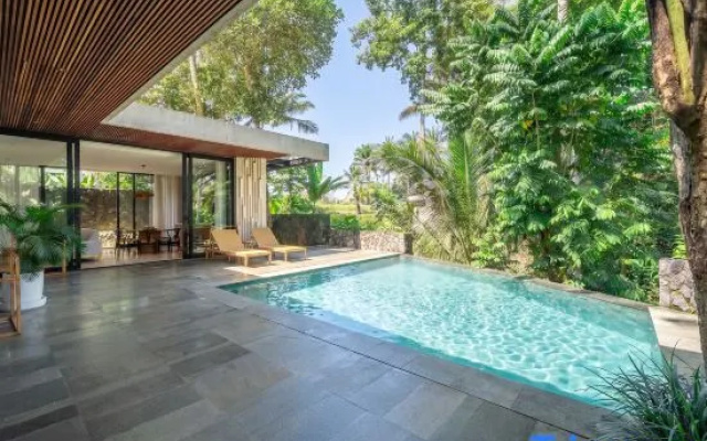 Happiness X3 - Tropical 3BR Hideaway with Huge Pool – Pool – Ubud