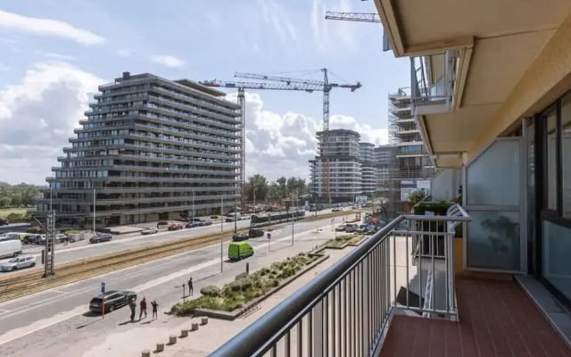 Bright Seaview Apartment in Oostende