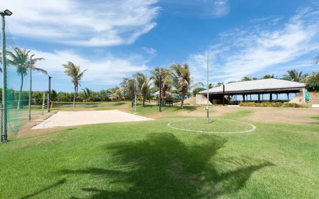 Apto térreo pé areia em Porto das Dunas