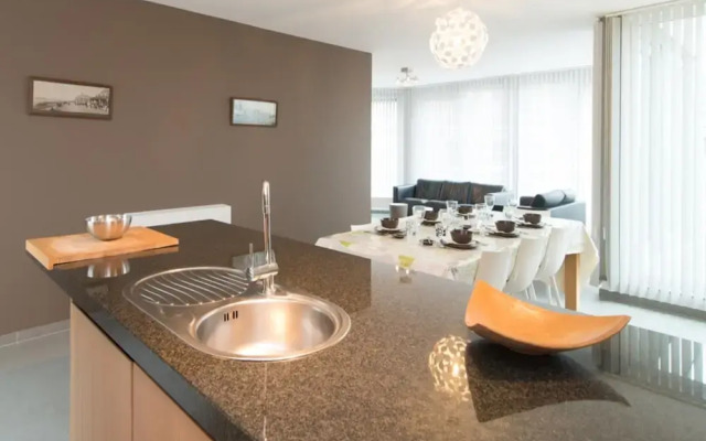 Penthouse in Ostend With sea View Dining