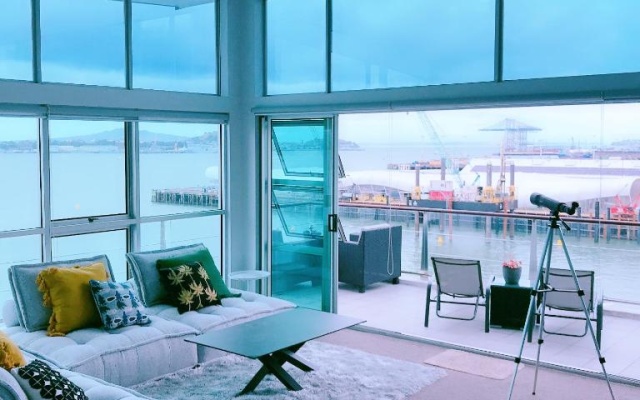 All New Lux Panoramic Sea-view Penthouse on Princes Wharf – Guest Rooms – Auckland