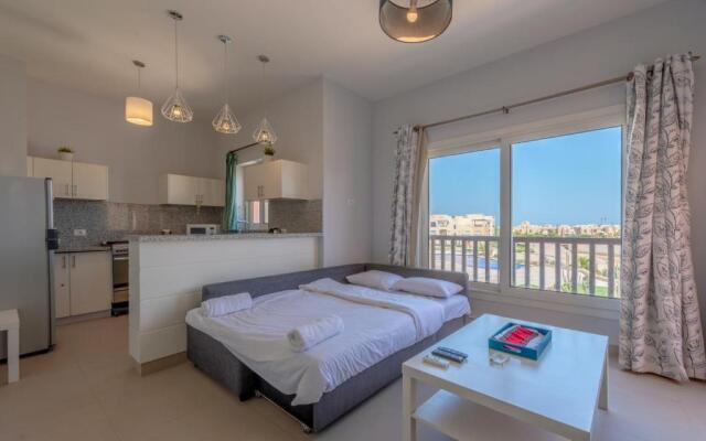 Lagoon View 1BR Apartment in Waterside El Gouna