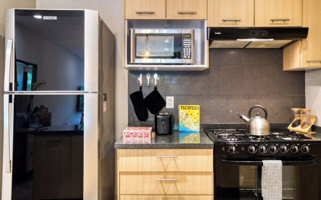 Depa Condesa con Terraza y Home Office