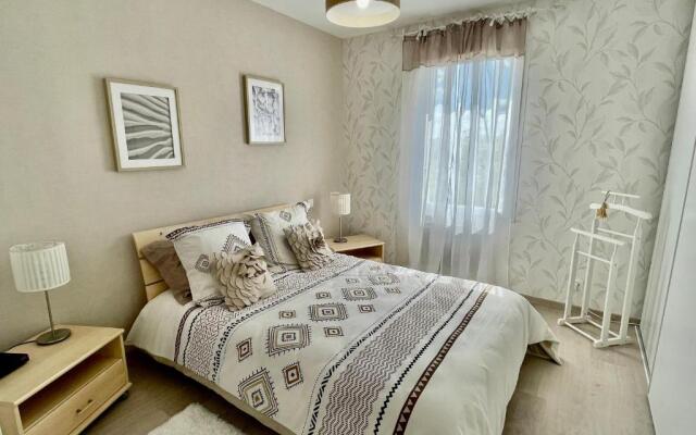 MAISON moderne 6 pers, jardin proche plage¢re