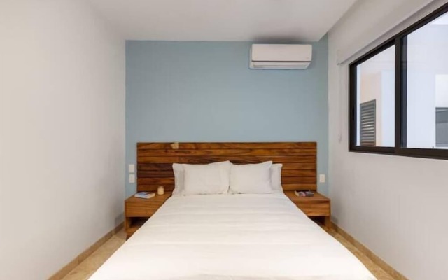 Apartments near the beach pool and gym