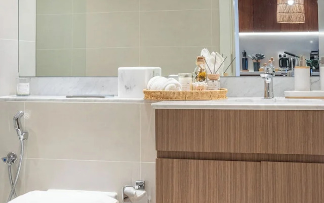 Manzil - 1BR | Near La Mer Beach | Pool & Sea View