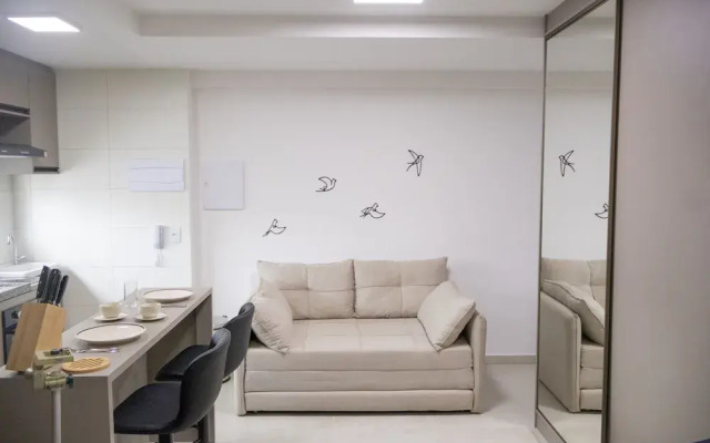 Studio com Lazer Completo e boa Localiza o