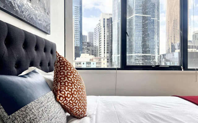Stylish 2 Bedroom APT With CBD View Southbank