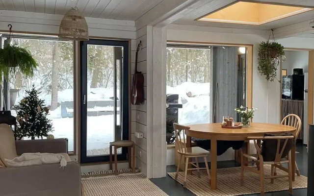 Fabulous chalet in a coniferous forest