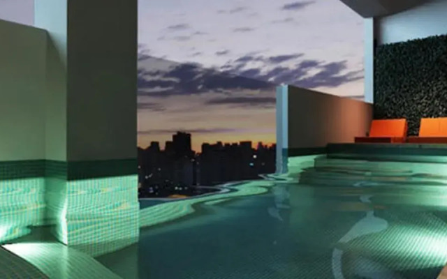Studio Brooklin Premium com piscina aquecida