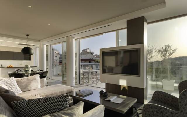 Lux 2 Br Penthouse with Acropolis View