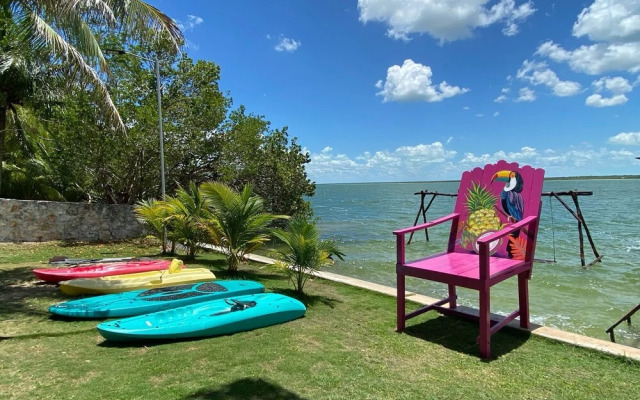 Coras Place Bacalar Lagoon Front