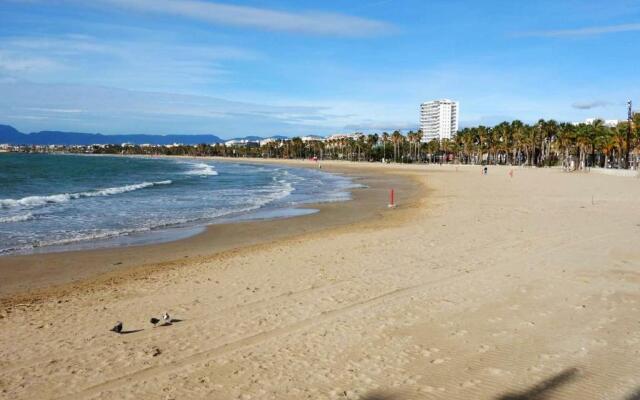 Apartment with 2 bedrooms in Salou with wonderful city view shared pool furnished balcony 300 m from the beach