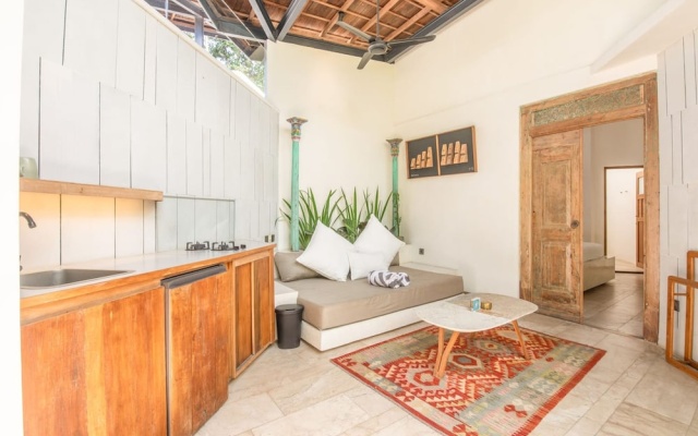 BA Villa 5 1 Bed Villa 5 Mins to Every Exquisite 1-br Villa With Pool 4 Mins to Echo Be – Guest Rooms – Pererenan