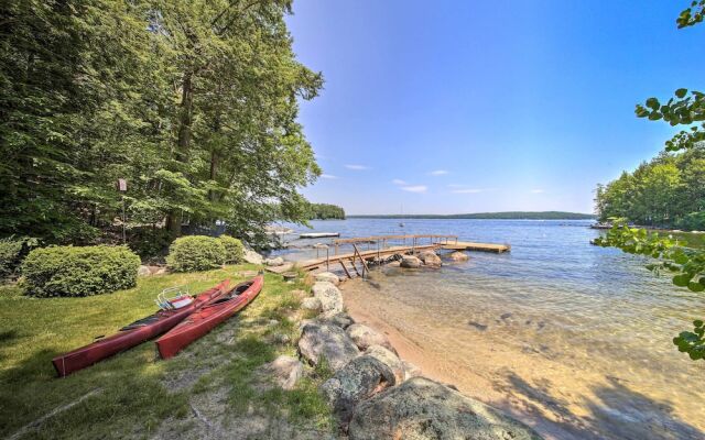 Sebago Lake Gem on Private Cove w/ Boat Dock!