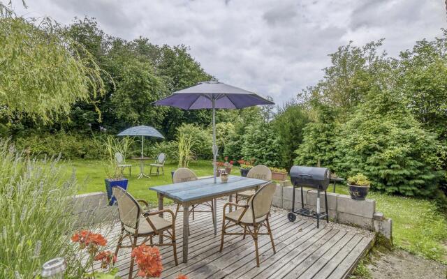 Cottage in Saint-Clair-sur-l'Elle with Garden and Barbecue