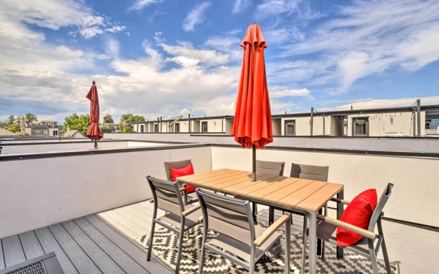 City Skyline Views: Upscale Denver Townhome