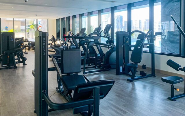 HomesGetaway Cozy 1BR in Binghatti Canal